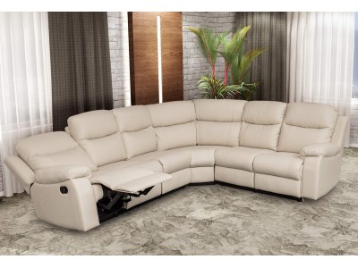 Γωνιακός καναπές Chicago 3L με μηχανισμό χαλάρωσης